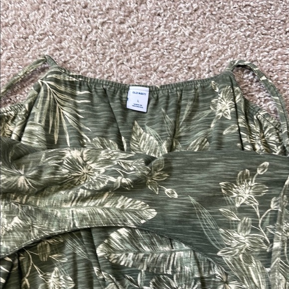Old Navy Floral Green Dress - Picture 4 of 6